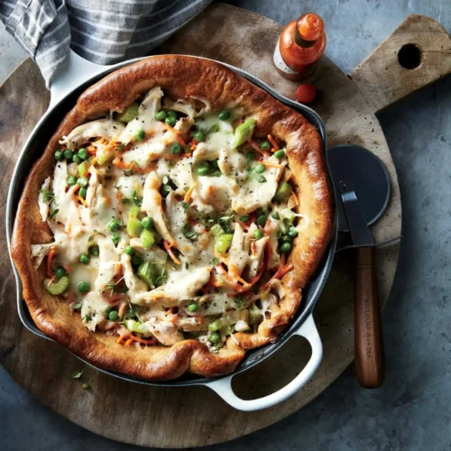 Chicken-Potpie-Skillet-Pizza | Hanover Foods