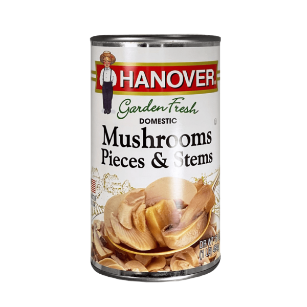 Domestic Mushrooms Pieces and Stems | Hanover Foods