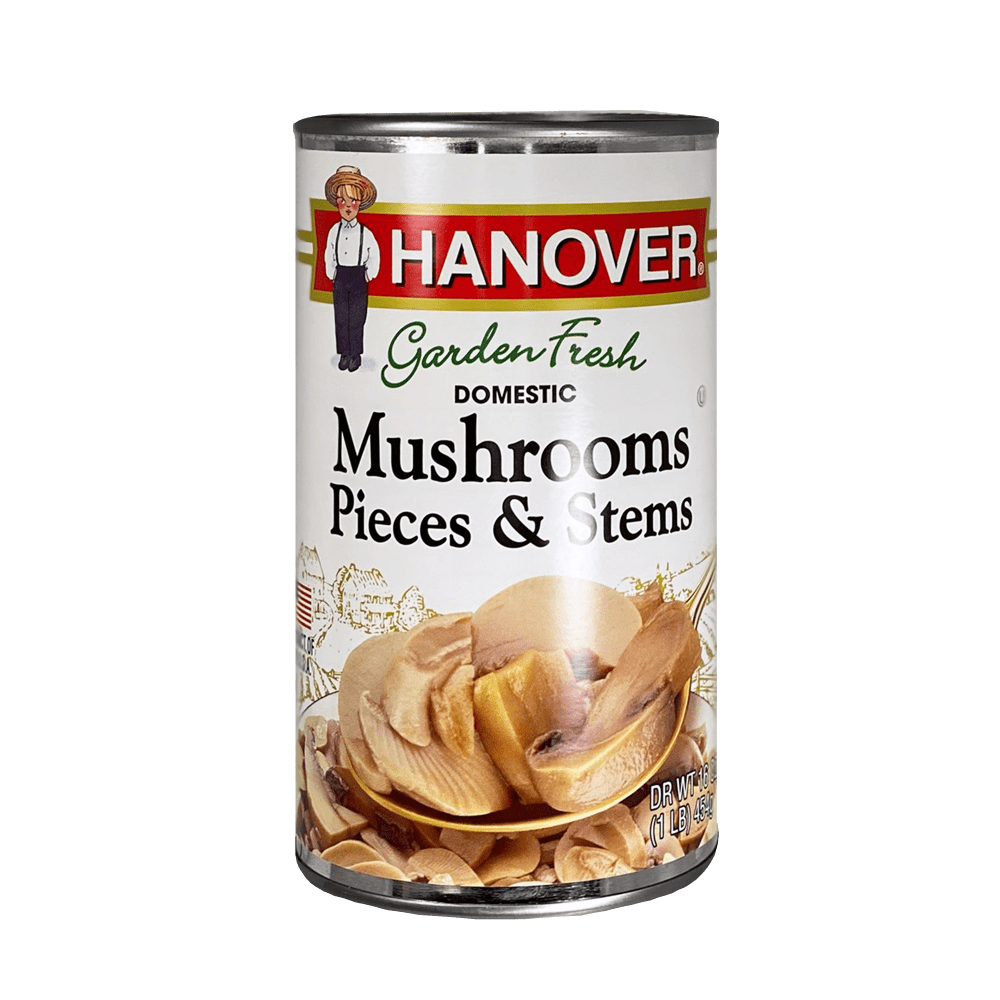 Domestic Mushrooms Pieces and Stems | Hanover Foods
