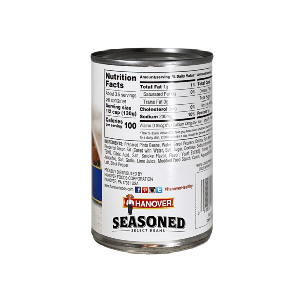 Seasoned Select Beans Charro Style | Hanover Foods