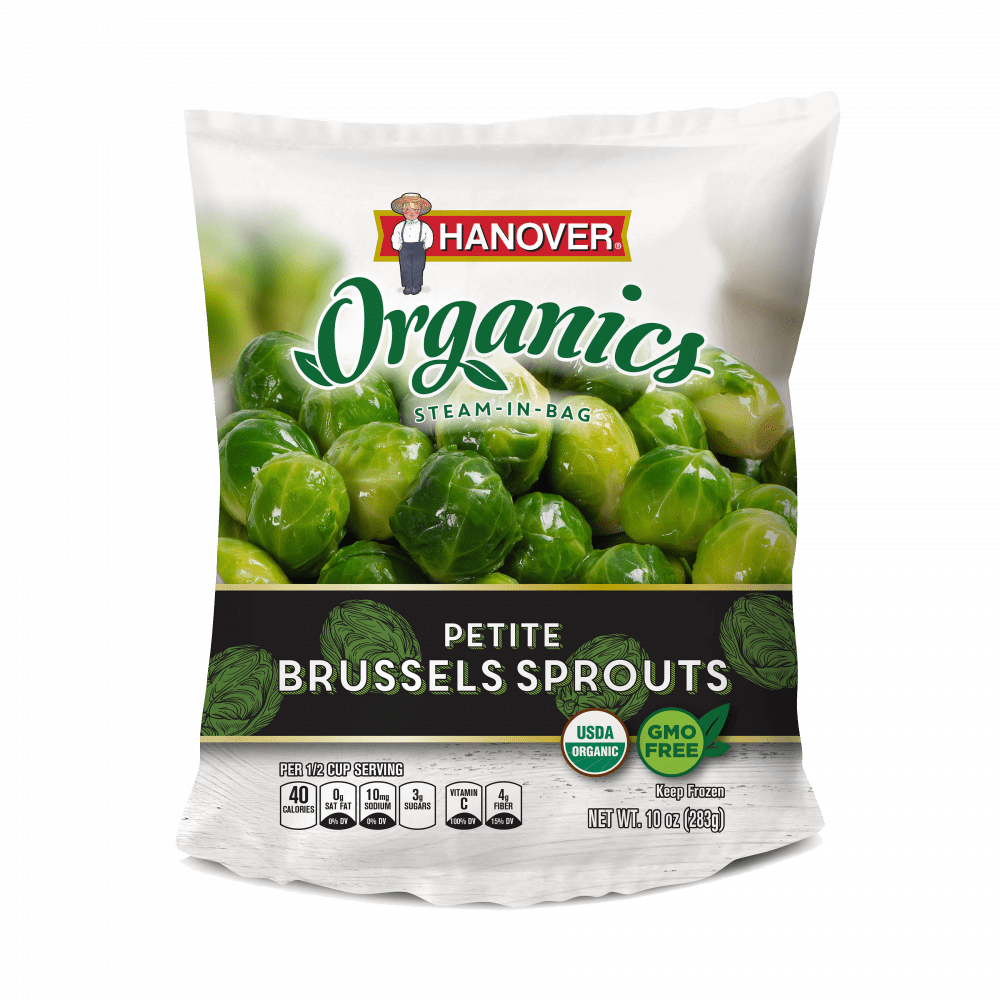 Organics Petite Brussels Sprouts | Hanover Foods