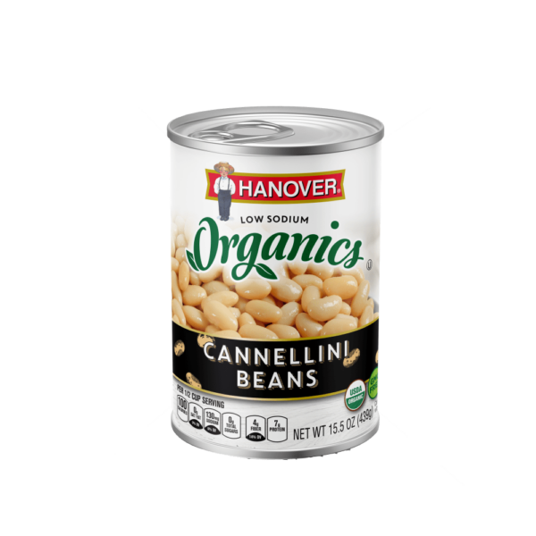 Organics Cannellini Beans Low Sodium | Hanover Foods