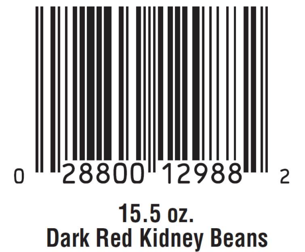 Organics Dark Red Kidney Beans Low Sodium | Hanover Foods