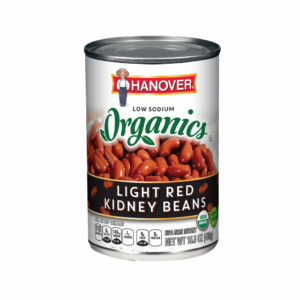Organics Dark Red Kidney Beans Low Sodium | Hanover Foods