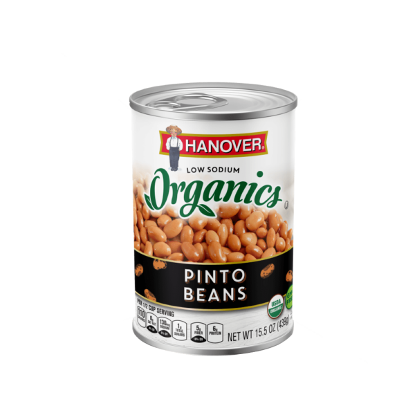 Organics Pinto Beans Low Sodium | Hanover Foods