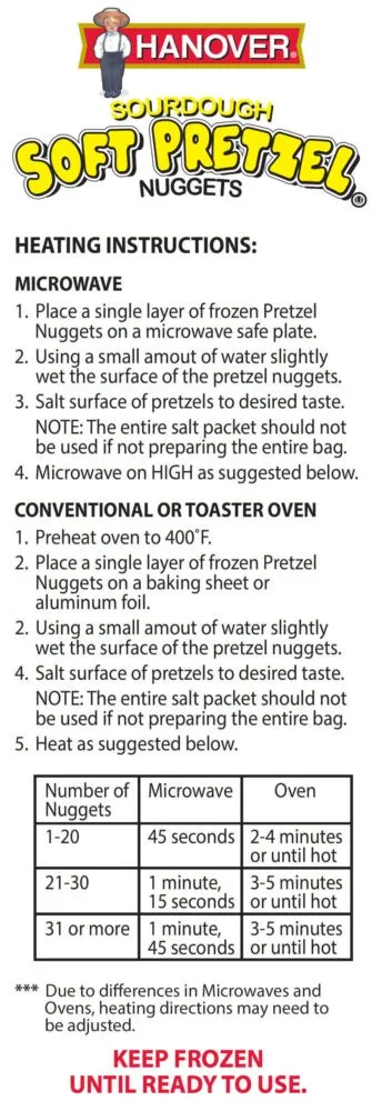 Soft Pretzel Nuggets | Hanover Foods