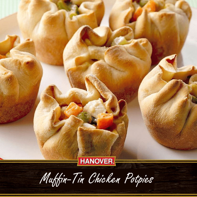 Muffin-Tin-Chicken-Potpies | Hanover Foods