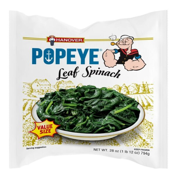 Popeye-Spinach | Hanover Foods