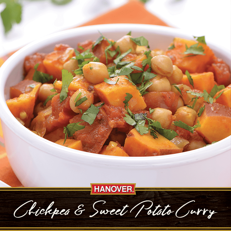 Chickpea & Sweet Potato Curry | Hanover Foods