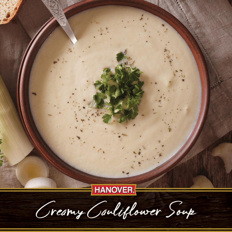 Creamy Cauliflower Soup | Hanover Foods