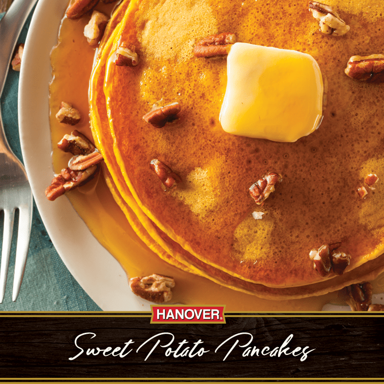 Sweet Potato Pancakes | Hanover Foods