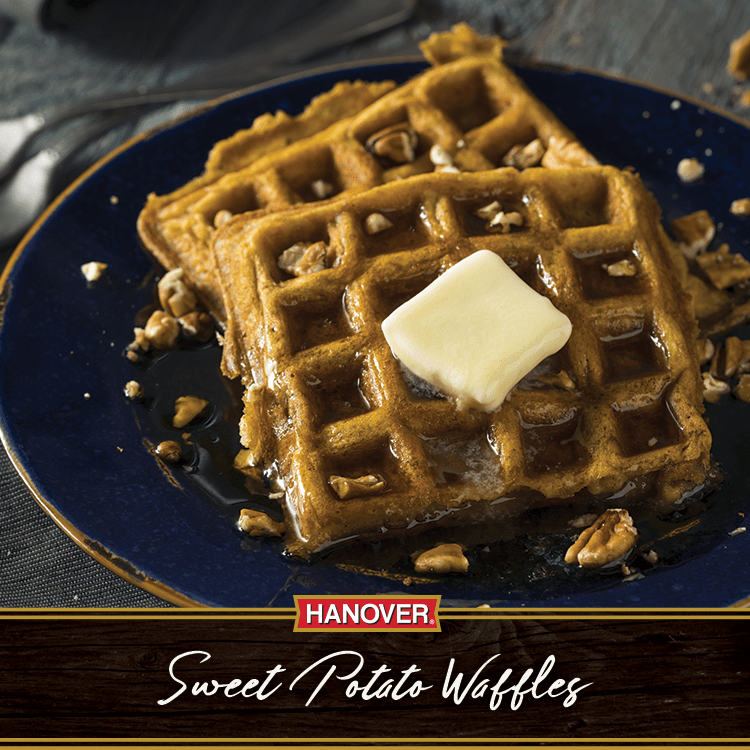 Sweet potato waffles | Hanover Foods
