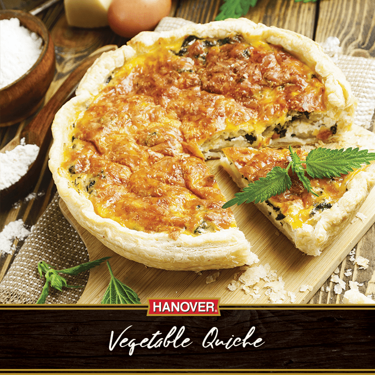 Vegetable Quiche | Hanover Foods