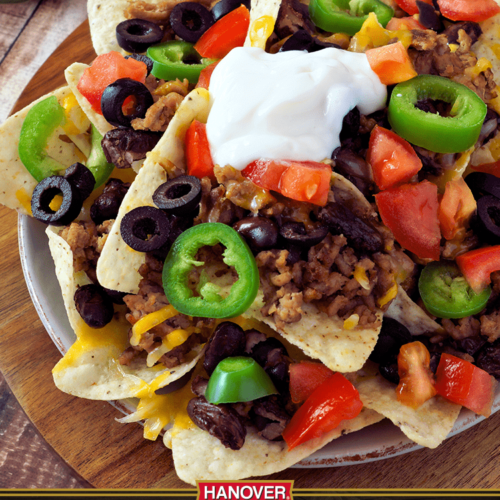 four bean chili nachos | Hanover Foods