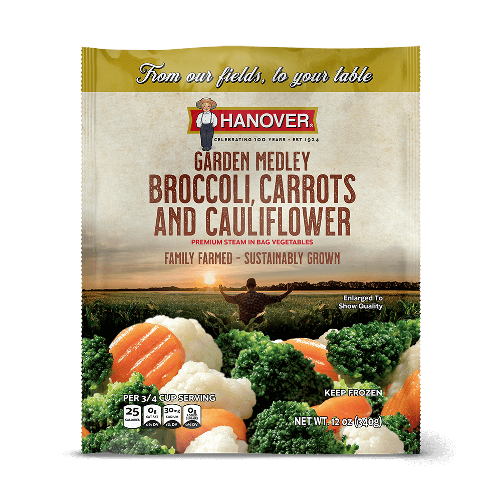 Garden medley broccoli carrots & cauliflower | Hanover Foods