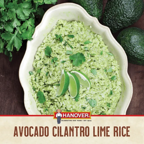 Avocado Cilantro Lime Cauliflower Rice
