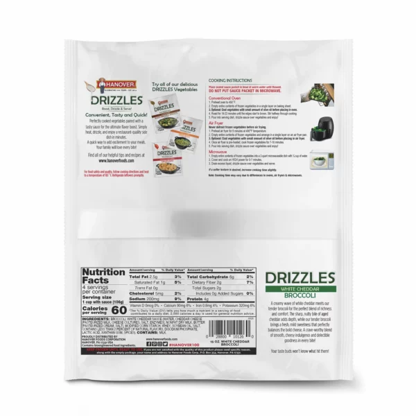 Drizzles White Cheddar Broccoli - Image 2