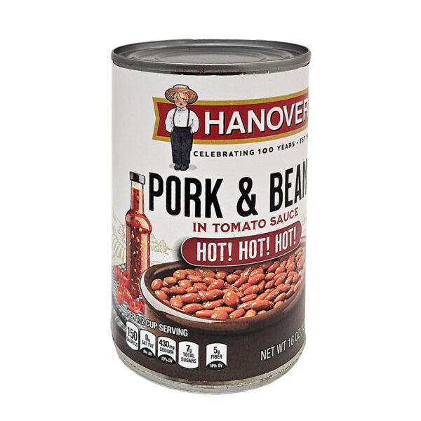 Hanover Pork and Beans Hot - 16oz